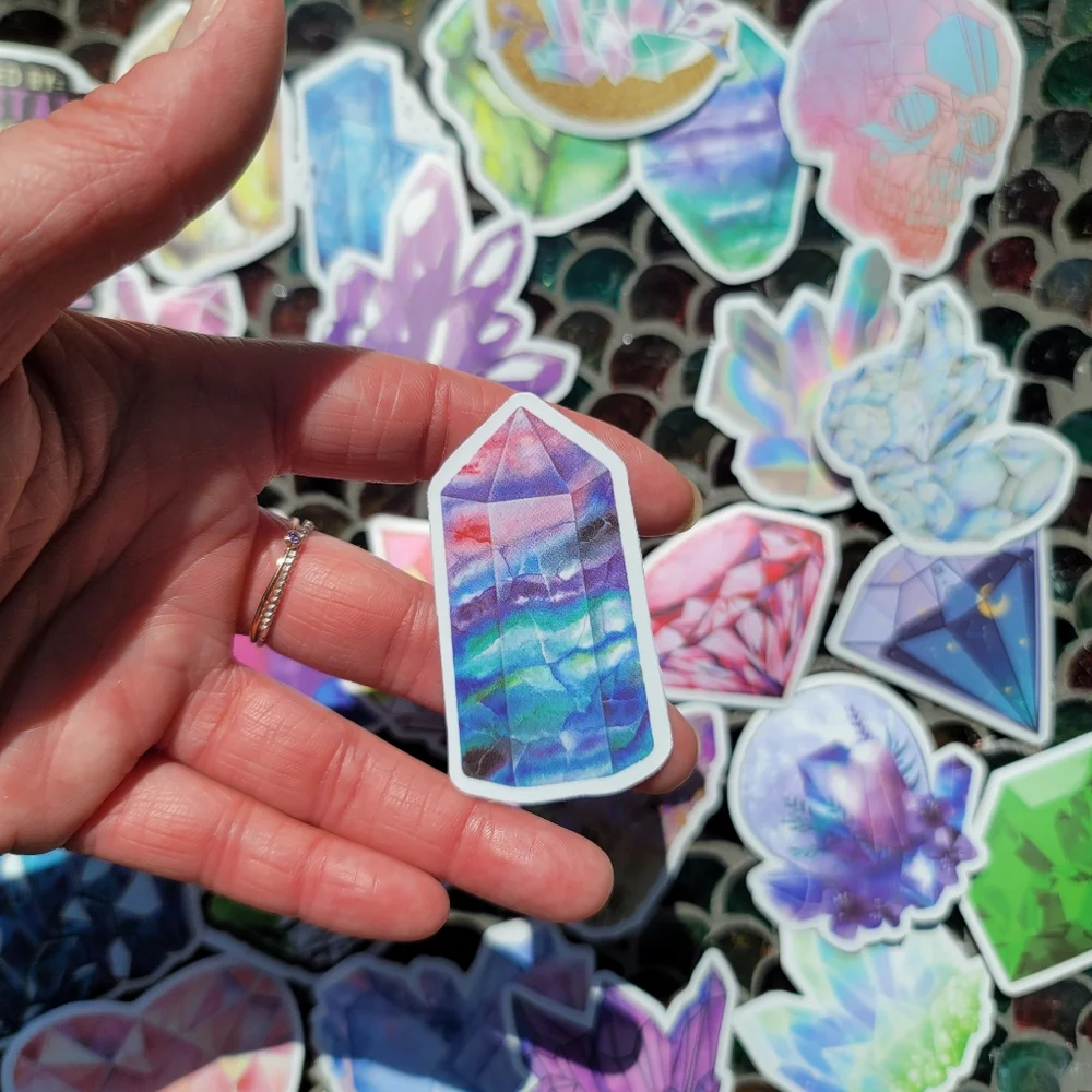 Crystal Stickers - Assorted 50 Pack - Picture 1 of 11